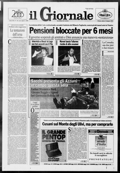 Il giornale : quotidiano del mattino